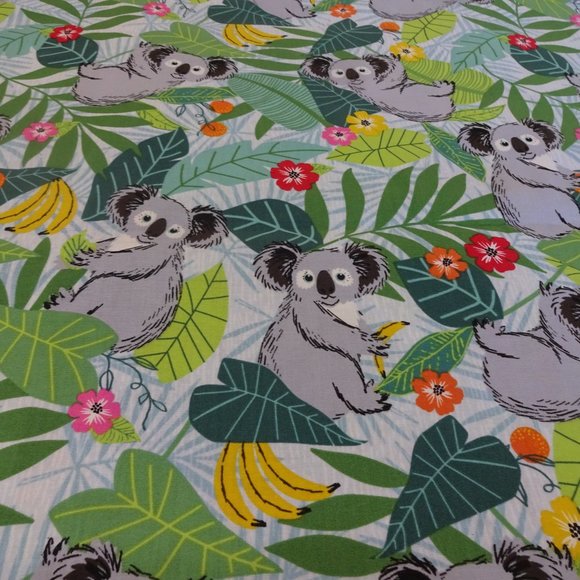 Darling "KOALA BEARS" Handmade Cotton Pillowcase - Picture 3 of 3